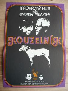 Kouzelník (filmový plakát, film Maďarsko 1969, režie G
