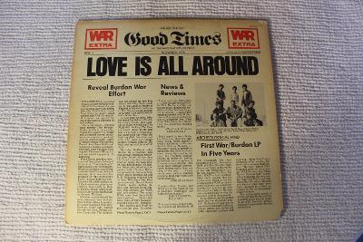 Eric Burdon & War - Love is All Around -NM/EX- - orig. USA 1976 LP