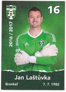Fotbalista MFK Karviná Jan Laštůvka