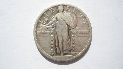 USA 1/4 dolar 1918