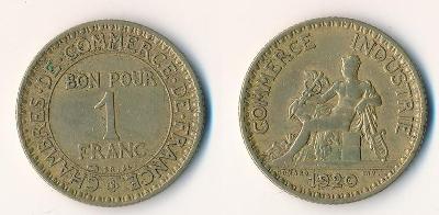 Francie 1 frank 1920