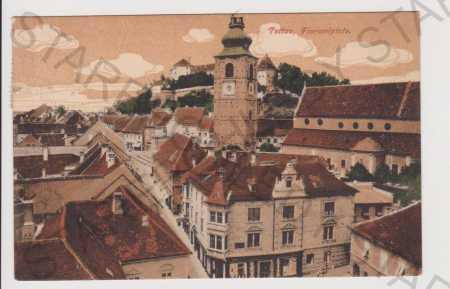 Bečov nad Teplou (Pettau) - Florianiplatz, kolorov