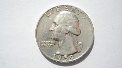 USA 1/4 dolar 1959 D