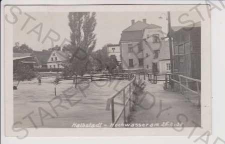 Meziměstí (Halbstadt) - povodeň 1938