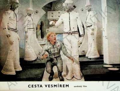 Cesta vesmírem fotoska sovětský film Viktorov