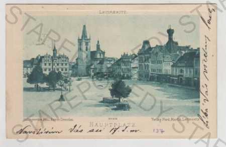 Litoměřice (Leitmeritz), náměstí, kostel, DA