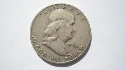 USA 1/2 dolar 1951 D