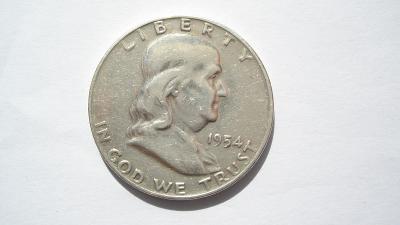 USA 1/2 dolar 1954 D