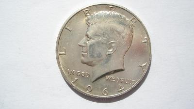 USA 1/2 dolar 1964