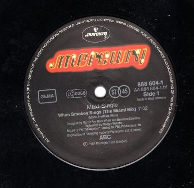 LP ABC- When Smokey / Chicago   (12''Maxi Single)