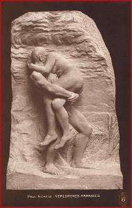 Socha (skulptura) * žena, muž, dvojice, akt, umělecká * M3756