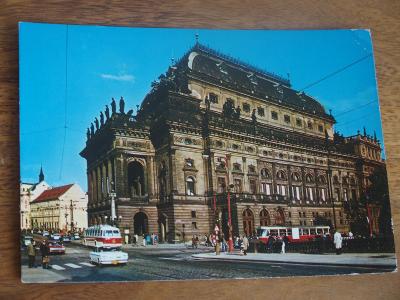 Pohled Praha, Národní divadlo, 80. roky, č.34200