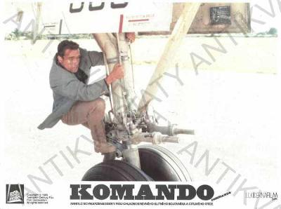 Komando 1985 fotoska Arnold Schwarzenegger