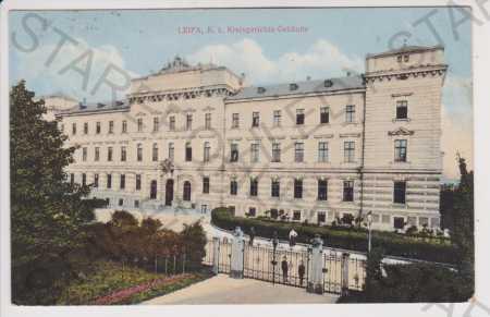 Česká Lípa (Leipa) - okresní soud, kolorovaná