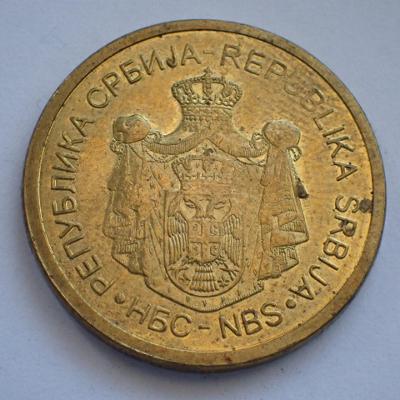 Jugoslávie 5 dinara 2020 (1410b2)