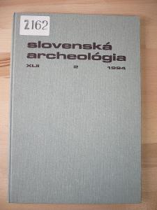 Slovenská archeológia. Ročník XLII. Číslo 2. Rok 1994