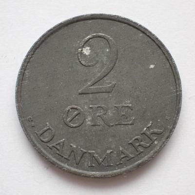 DÁNSKO 2 öre 1967 (375E2)
