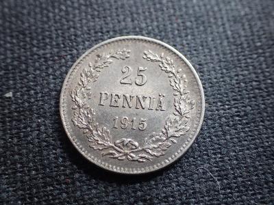 Finsko 25 pennia 1915
