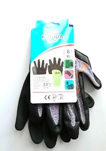 Pracovní rukavice Nakida HT-5967, vel. 8, černá/barevná