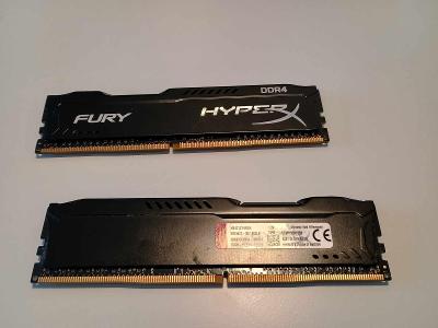 HyperX Fury Black 8GB kit DDR4