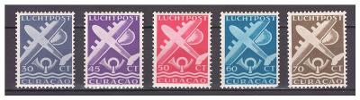 Curacao 1947 - "Airmail" - sestava 5 známek