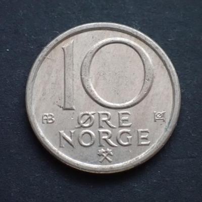 NORSKO 10 öre 1975 (376A6)