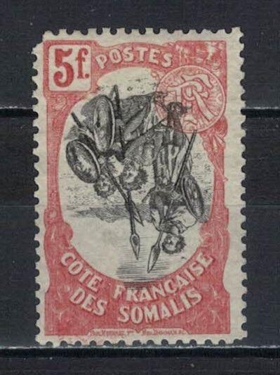 Fr. Somálsko 1903 "Def. 1903 Local Motives Black center"reverzní střed