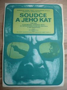 Soudce a jeho kat (filmový plakát, film SRN 1975, režie 