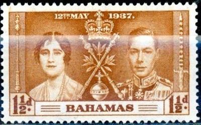 BAHAMAS - britská kolonie - 1937 - Korunovace krále Jiřího VI. 