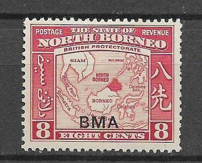 Britská kolonie North Borneo 8 Cents MH* BMA