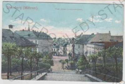 Moravský Šternberk (Mähren Sternberg), pohled ulic