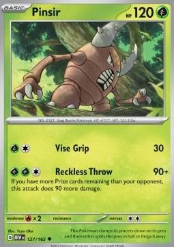 Pokémon TCG: Pinsir (MEW 127) Reverse Holo