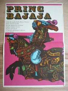 Princ Bajaja (filmový plakát, film ČSSR 1971, režie Ant