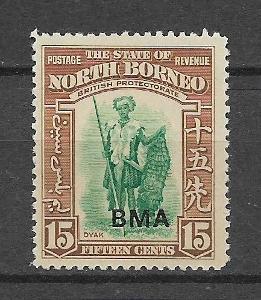 Britská kolonie North Borneo 15 Cents MNH** BMA