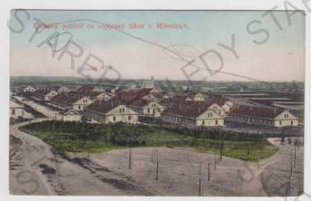 Milovice (Nymburk), vojenský tábor, kolorovaná