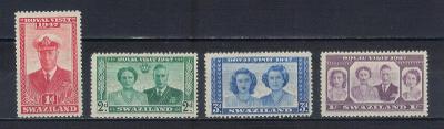 Svazijsko 1947 "Royal Visit Issue"