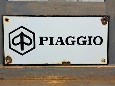 PIAGGIO smaltovaná cedule + BONUS