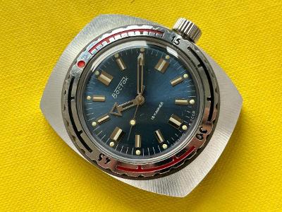 Potápěčské ocelové hodinky Vostok Amfibia v moc hezkém stavu