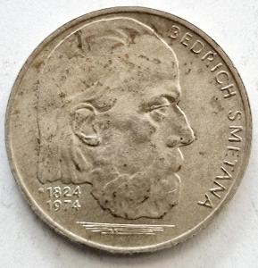 Stříbrná 100 koruna 1974 - Bedřich Smetana. 