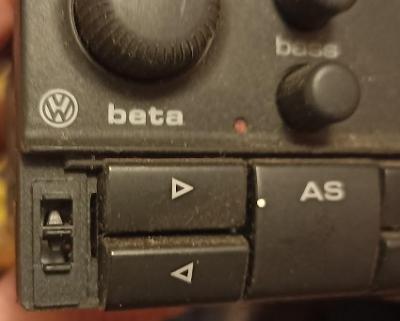 VW Beta radio retro,funkční,