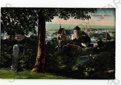 Moravský Šternberk, Olomouc, částečný záběr města,