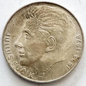 Stříbrná 100 koruna 1978- J.Fučík.