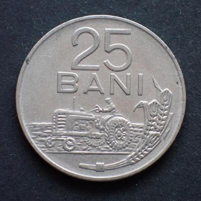 RUMUNSKO 25 bani 1966