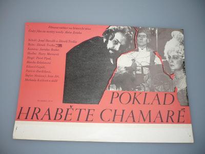 Poklad hraběte Chamaré (filmový plakát, papírová foto
