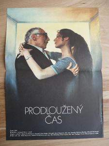 Prodloužený čas (filmový plakát, film ČSSR 1984, rež