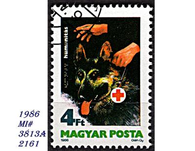 Maďarsko 1986, ČK, slepecký pes