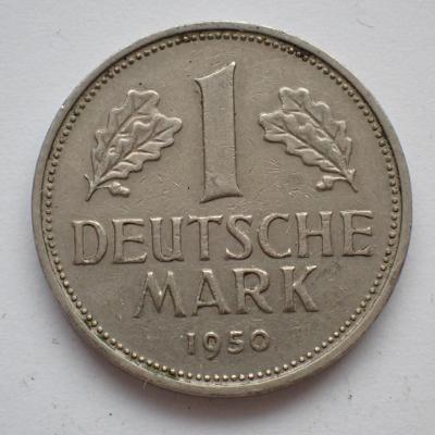 NĚMECKO. 1 Mark 1950/D (374C4)