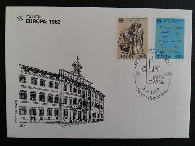 ITÁLIE/ITALIA - 1982 - FDC - EUROPA CEPT - Stavby - Architektura