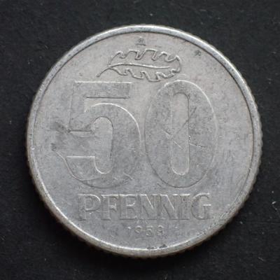 Německo DDR 50 Pfennig 1958 (376C5)