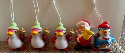 Kinder Surprise - figurky z vánočního kalendáře TUČŇÁCI 